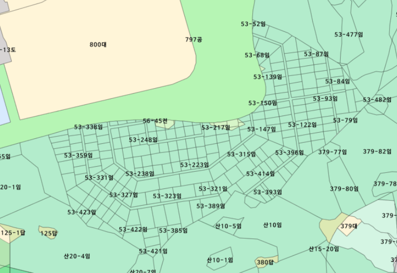 임야쪼개기사례