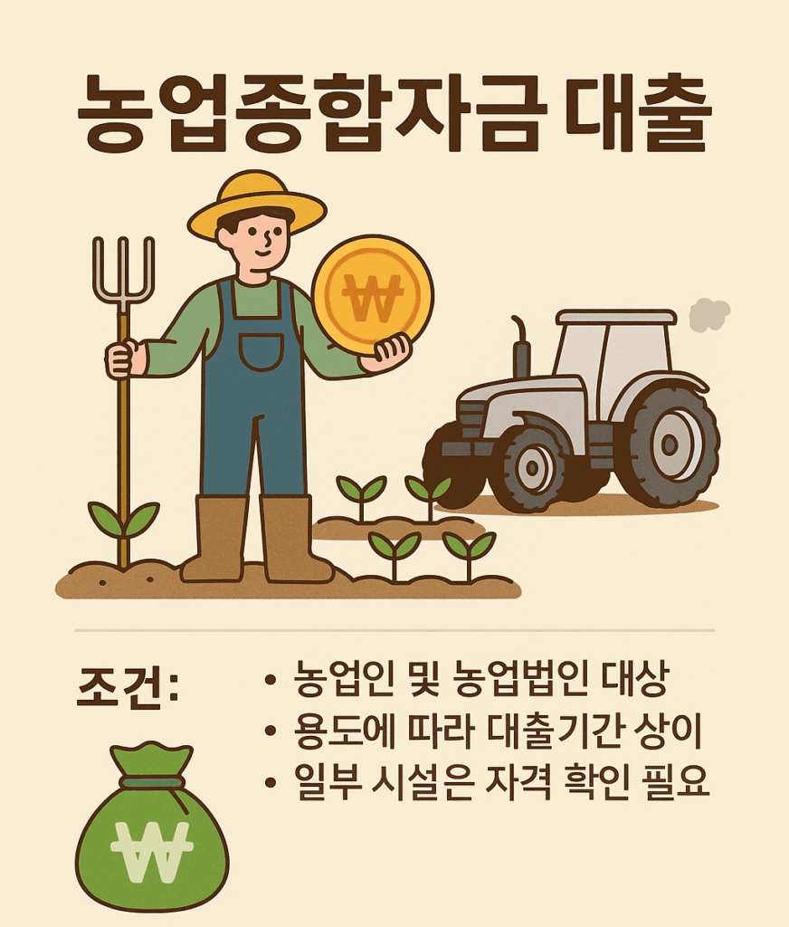 농업종합자금 융자